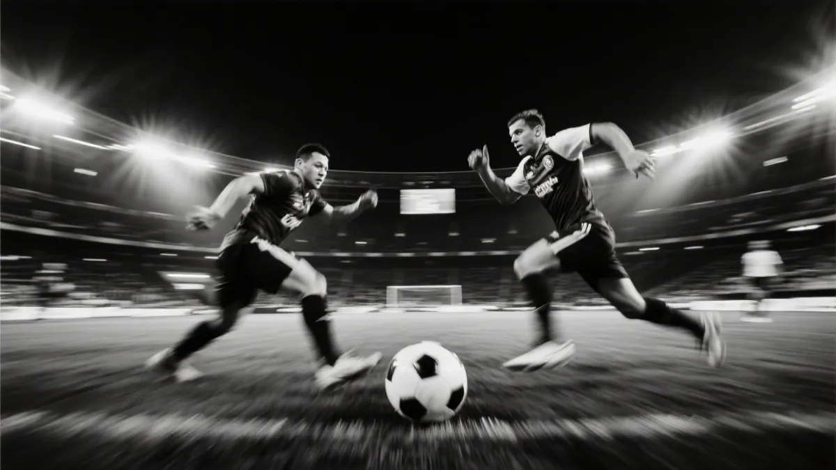 世界杯淘汰赛强强对话的中场绞杀与边路突击场景