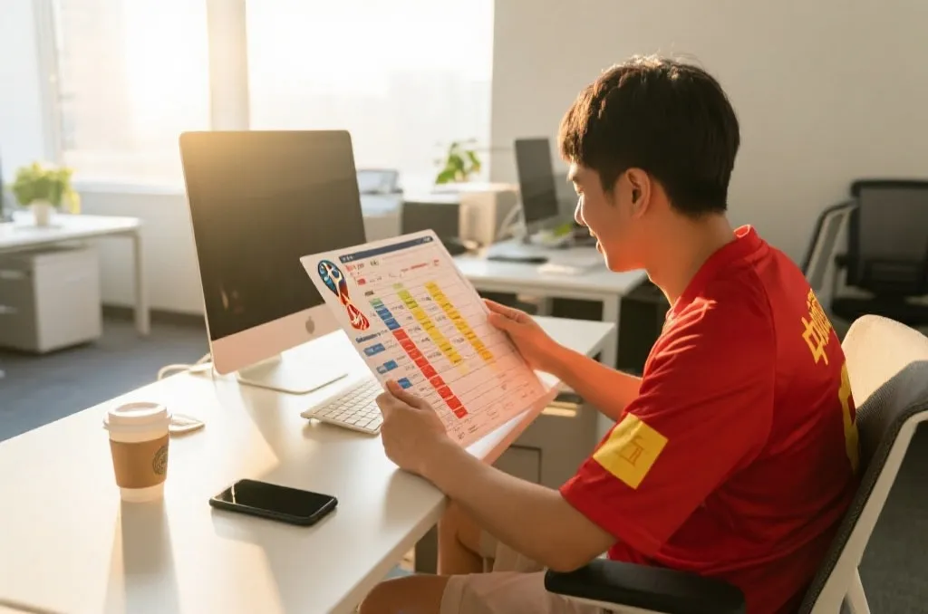 2026世界杯直播入口中国时间：一位中国球迷的一天，如何把工作、睡眠和热血都安排好